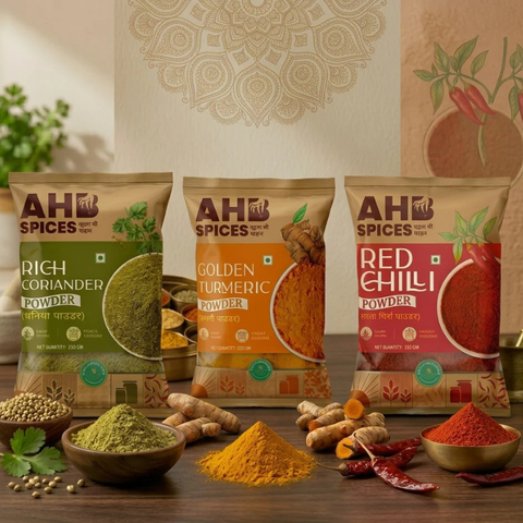 AHB Spice Trio – Chilli, Turmeric & Coriander