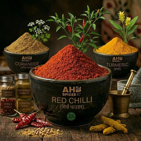 AHB Spice Trio – Chilli, Turmeric & Coriander